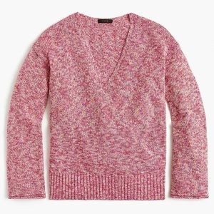 J. Crew Flared Sleeve Marled Primrose Sweater